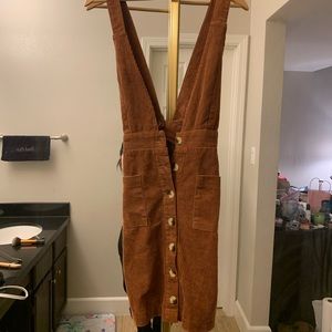 Brown corduroy Dress